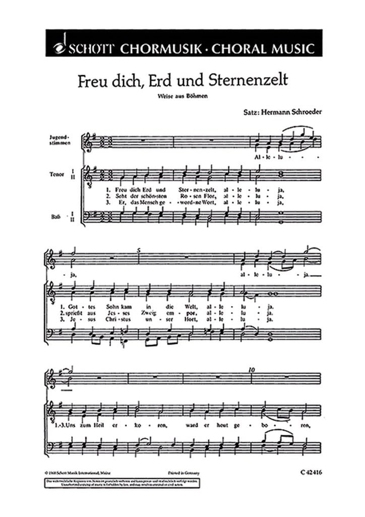 Funf Weihnachtslieder